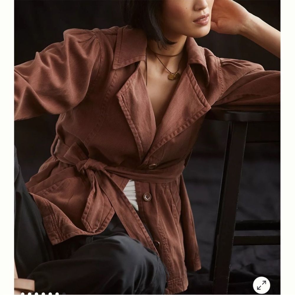 Anthropologie‎ soft twill jacket M - Picture 4 of 13